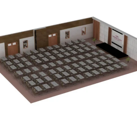 Classroom (This arrangement sits 176 people comfortably)