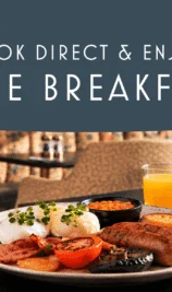 Group enjoys delicious breakfast at The Gateway Hotel, featuring full Irish breakfast spread.